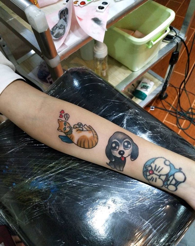 宠物设计 旧图非本店作品纹身图片