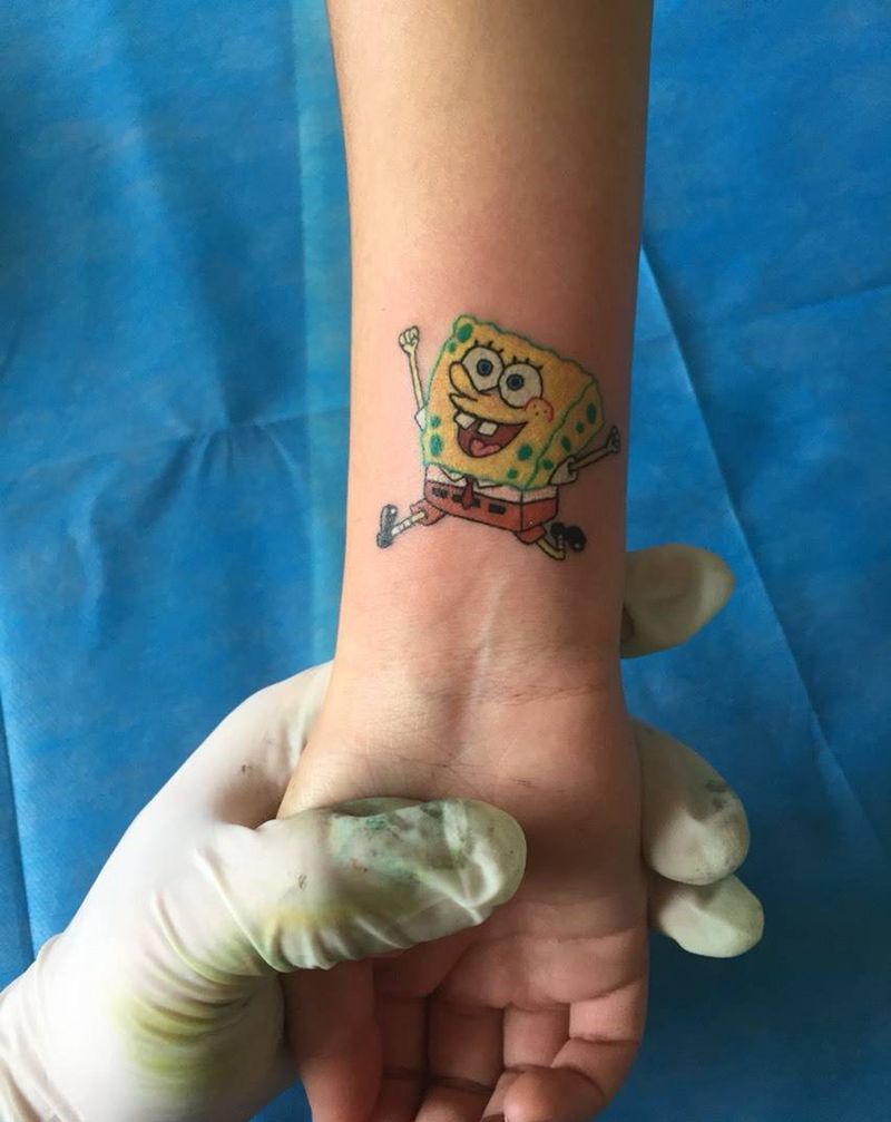 小清新纹身图片_成品手部清新纹身图案