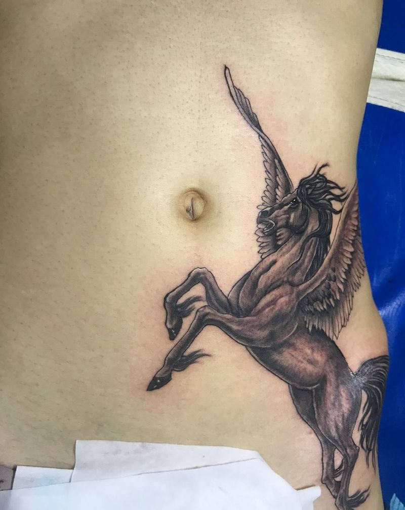 天马纹身图片