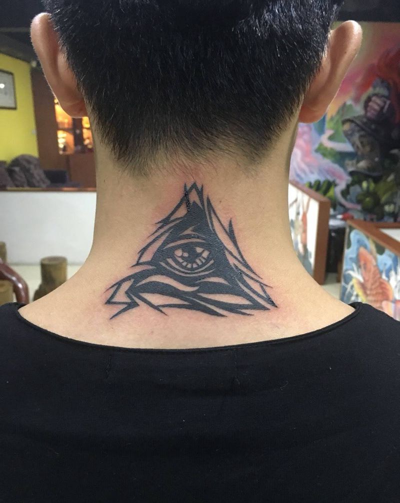 上帝之眼纹身图片