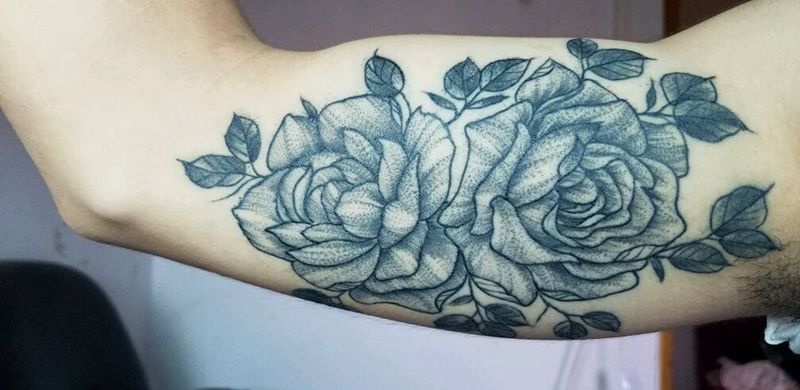 回复后纹身图片