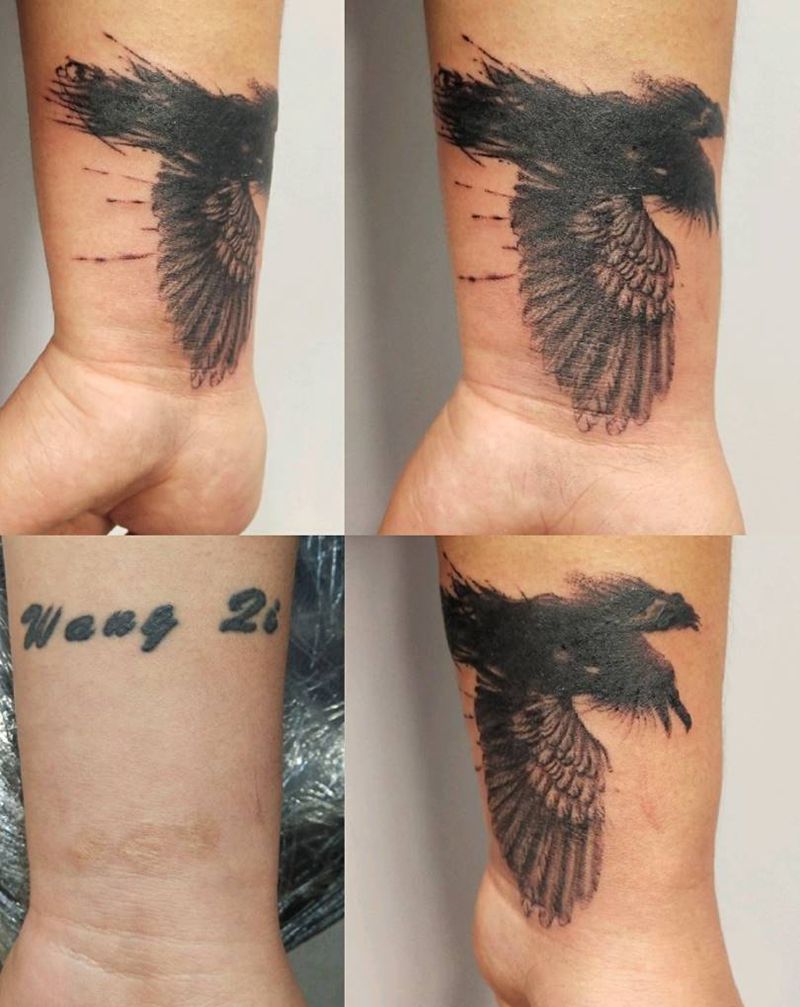 遮盖纹身图片_手臂纹身图案