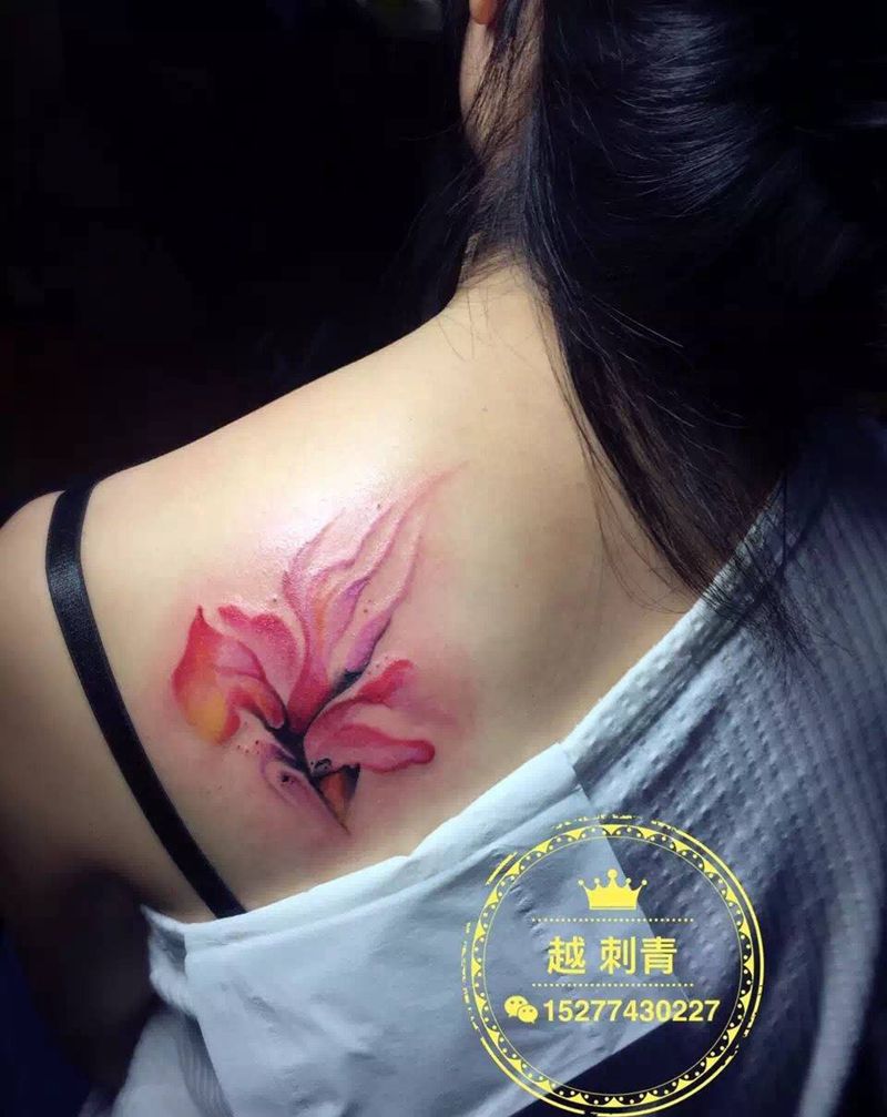 水彩纹身图片