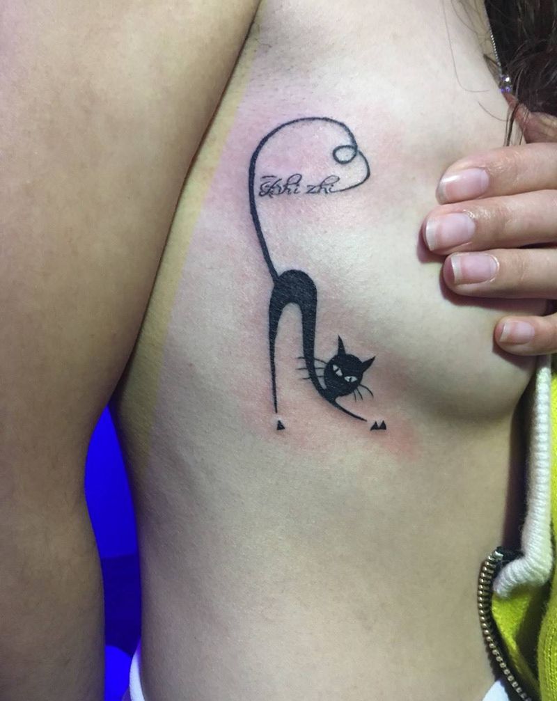 小猫咪纹身图片