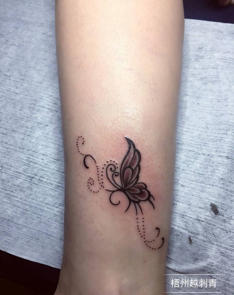 蝶纹身图片