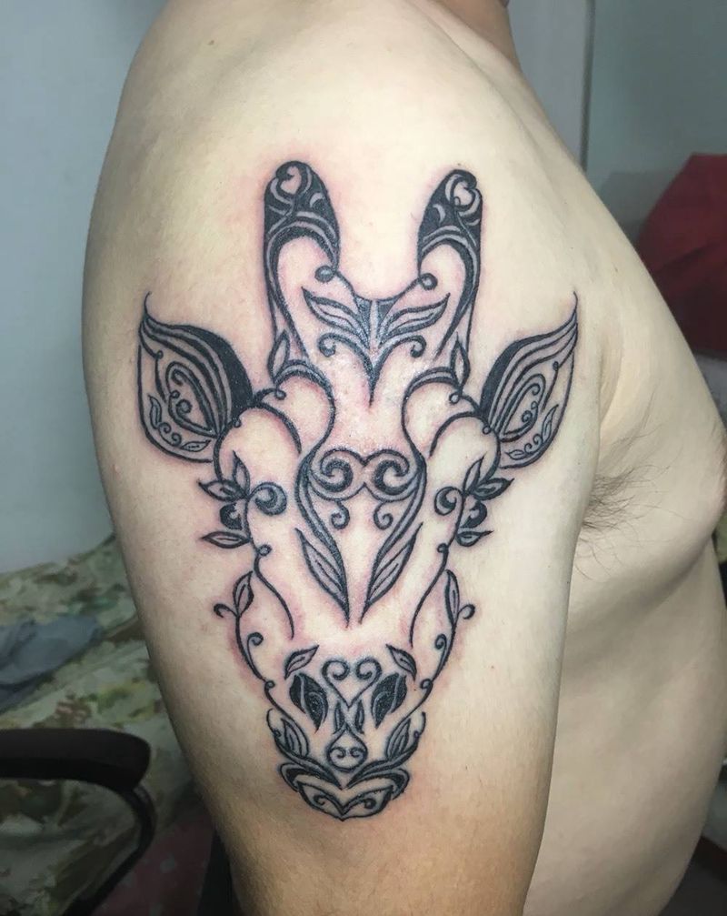 白羊星座纹身图片