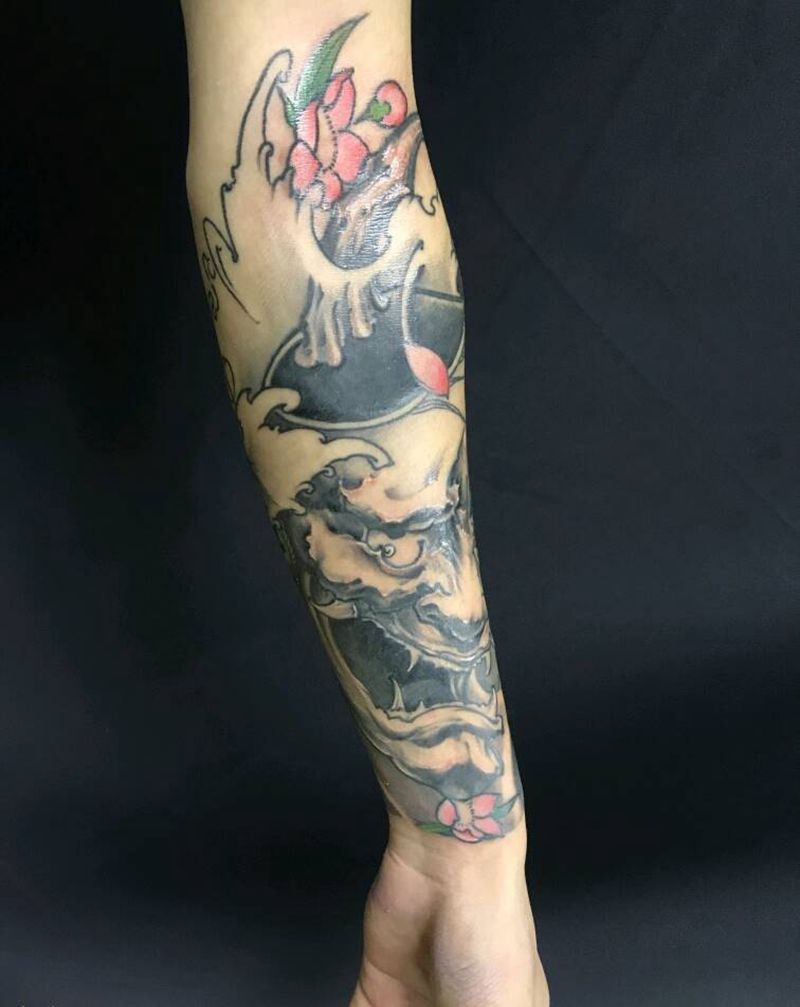 包小臂纹身图片