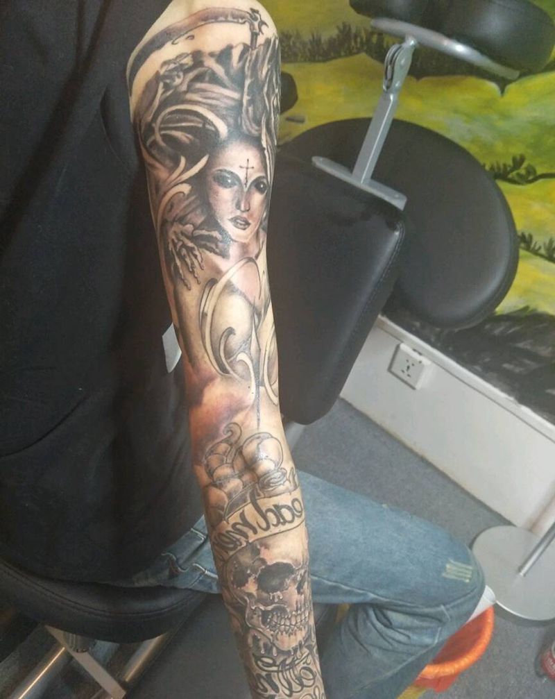 欧美写实纹身图片
