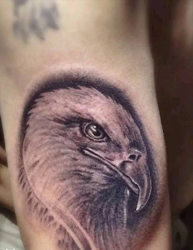 鹰纹身图片_手臂纹身图案