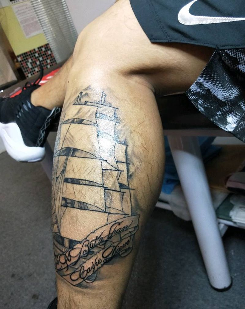 一帆风顺～纹身图片