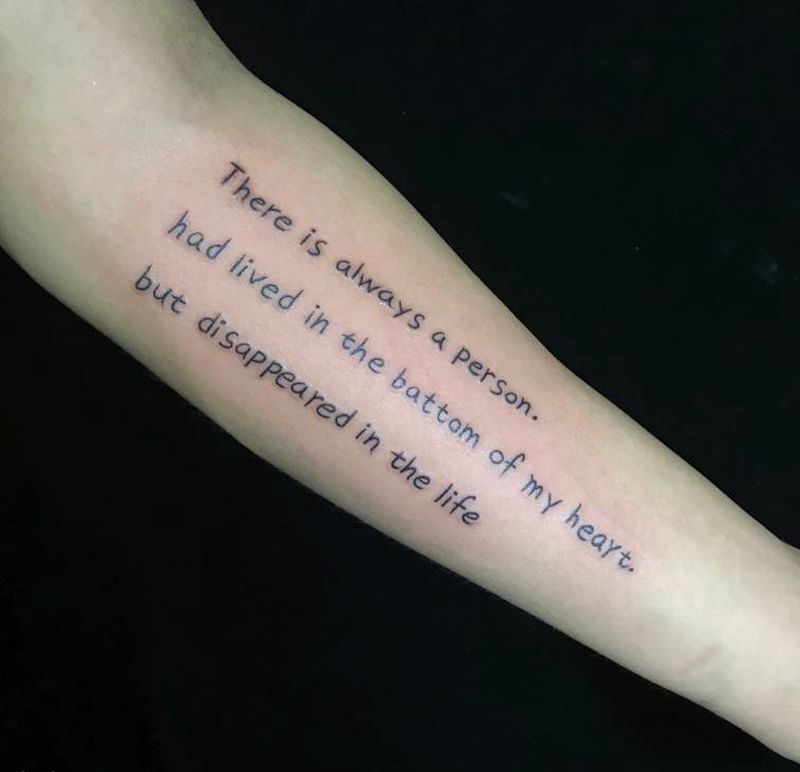 文字纹身图片_手臂纹身图案