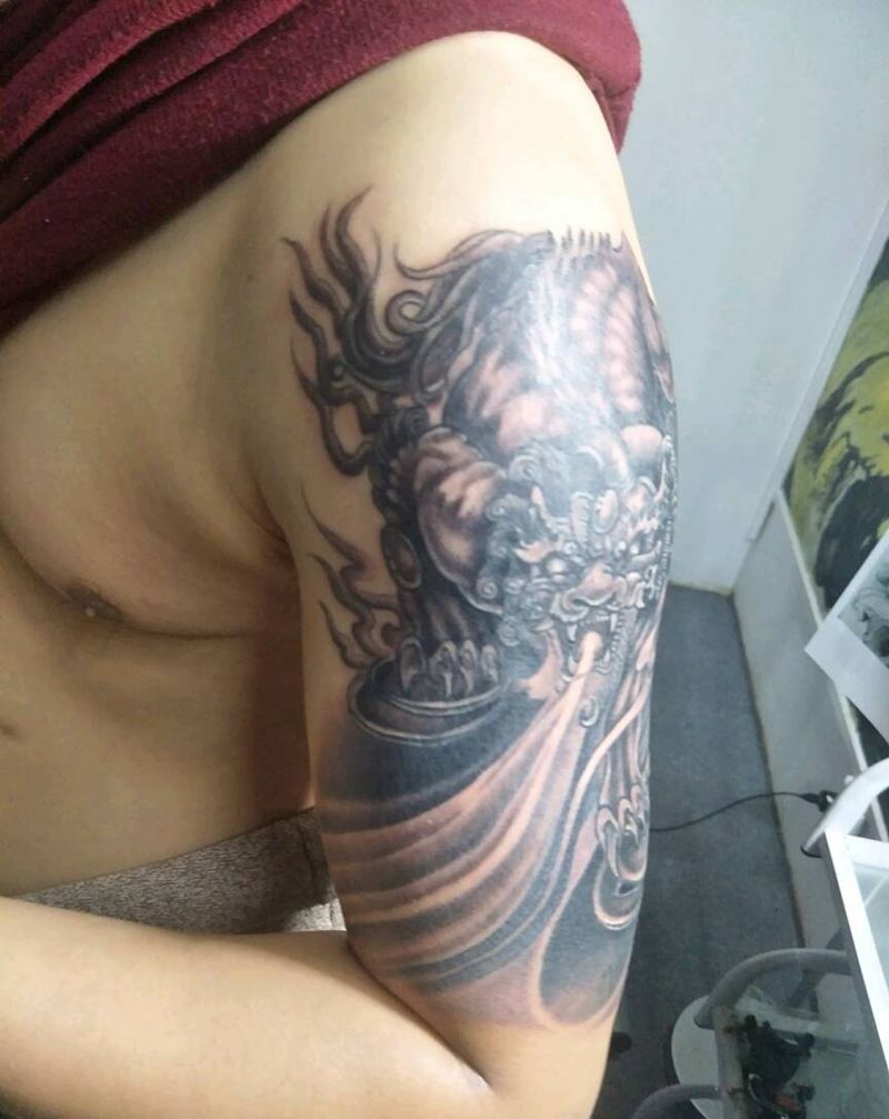 招财貔貅～纹身图片