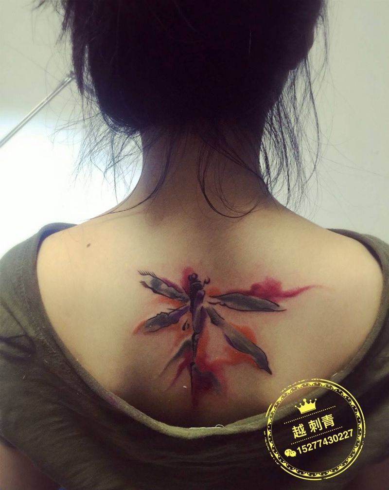 蜻蜓纹身图片
