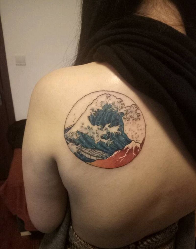 浮世绘纹身图片