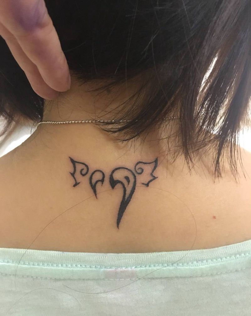 小天使翅膀纹身图片