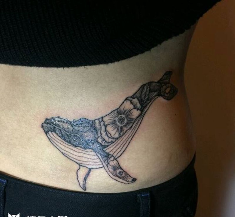 鲸鱼纹身图片