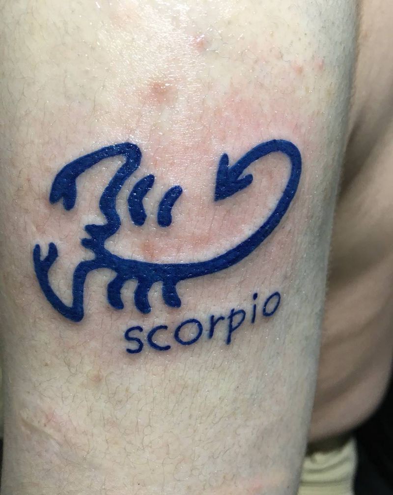 天蝎座纹身图片