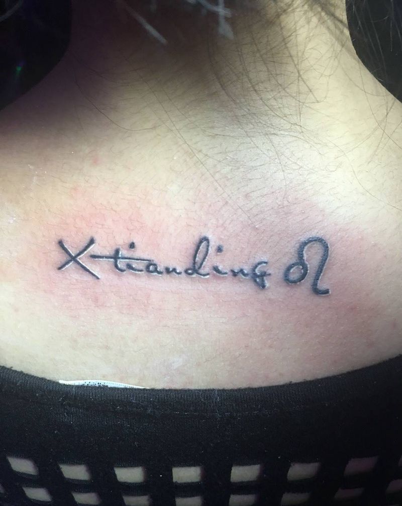 小英文纹身图片