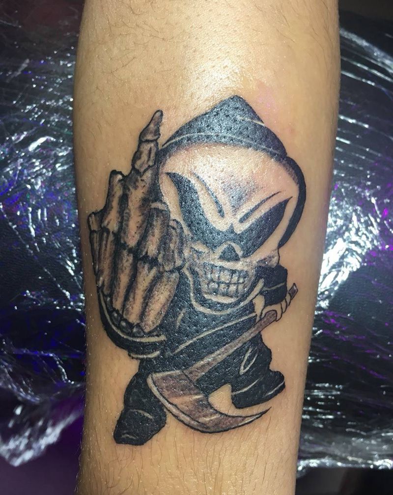 小图死神纹身图片