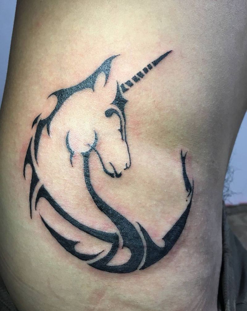 独角兽纹身图片