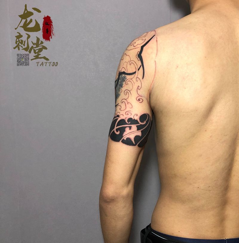 遮盖旧文身（进行中）纹身图片_手臂纹身图案