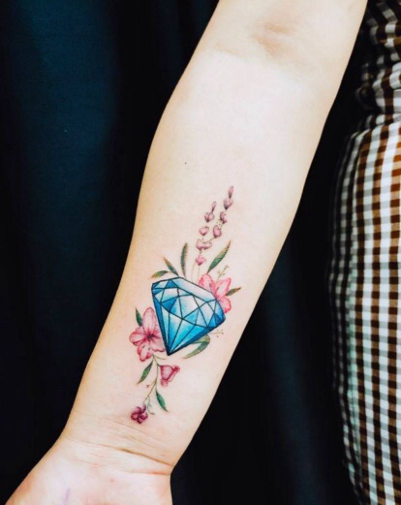 钻石纹身图片