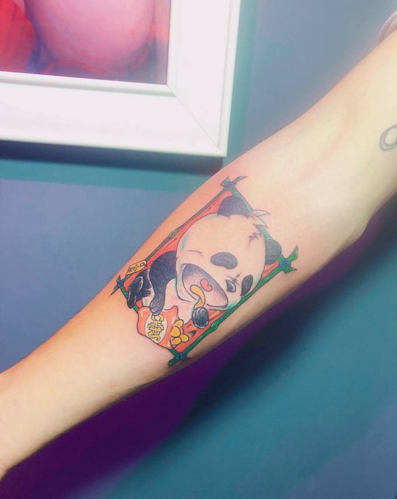 小熊猫纹身图片