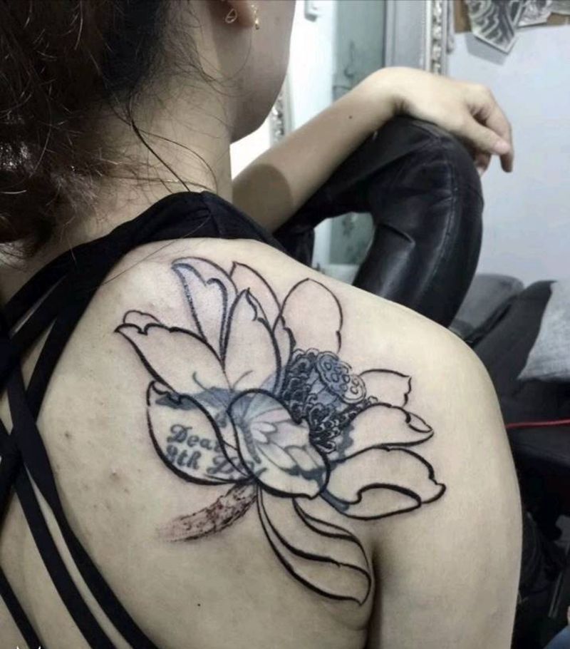 遮盖纹身图片_肩部手臂纹身图案