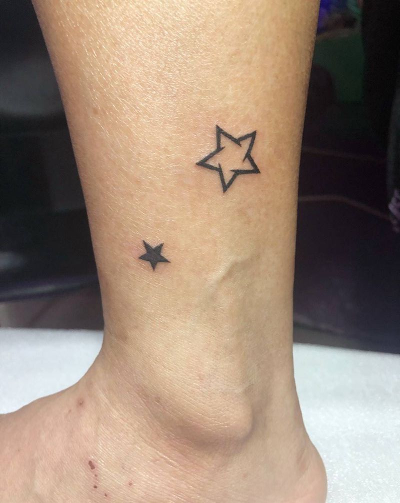 小星星纹身图片