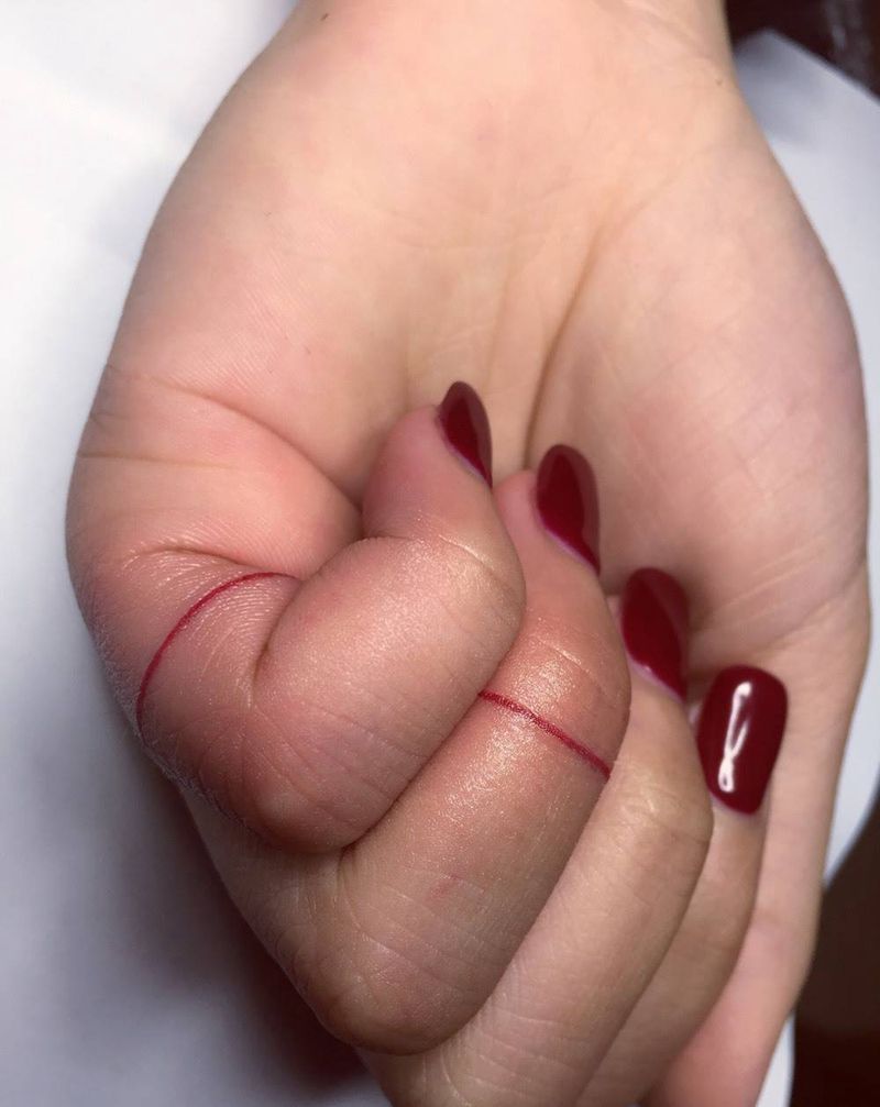 指环纹身 作品纹身图片