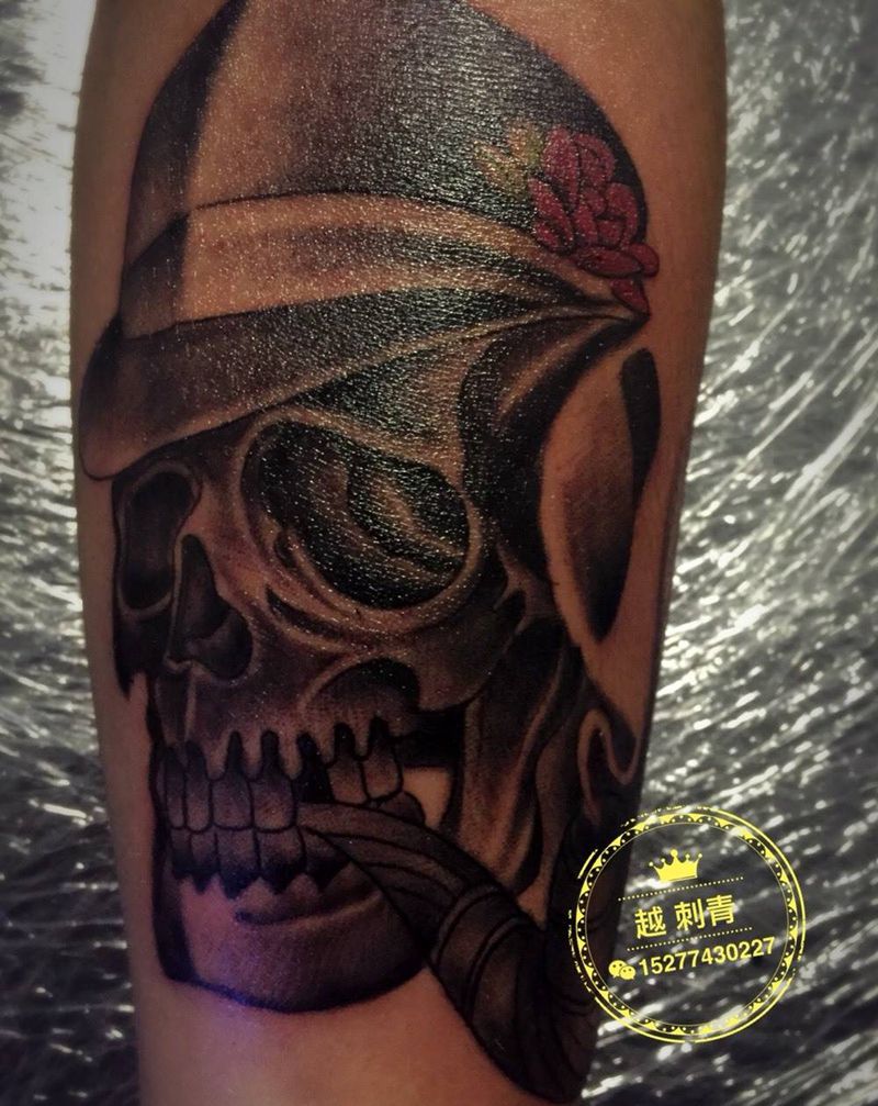 骷髅纹身图片