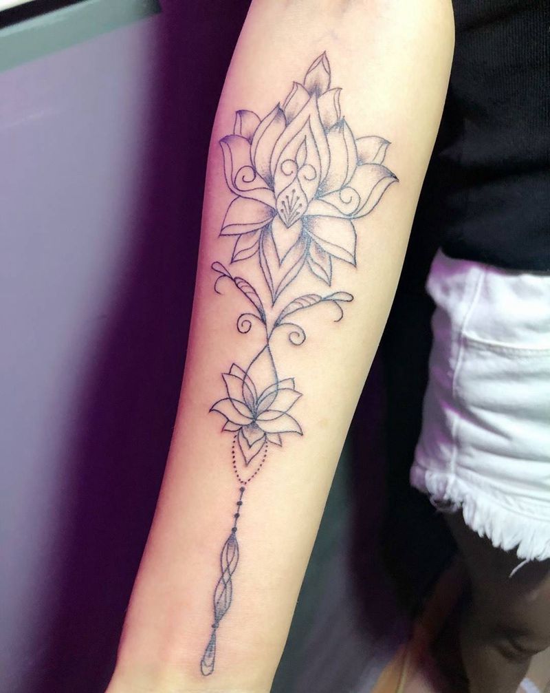 小梵花纹身图片