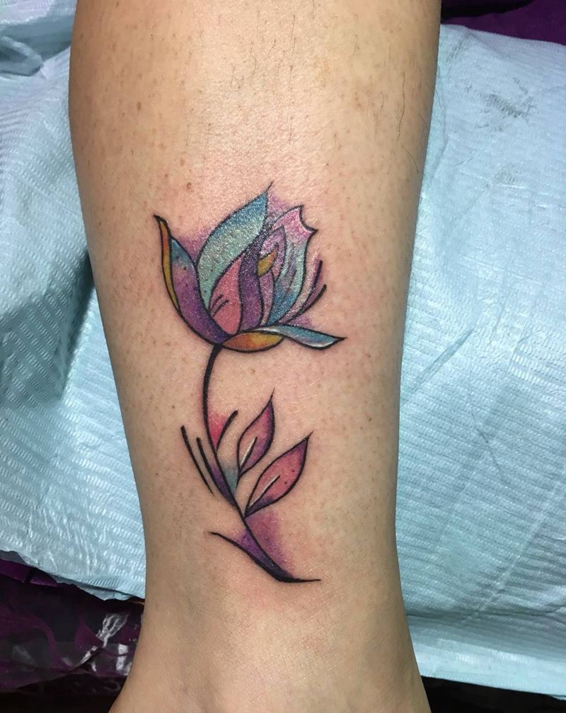 New school玫瑰纹身图片