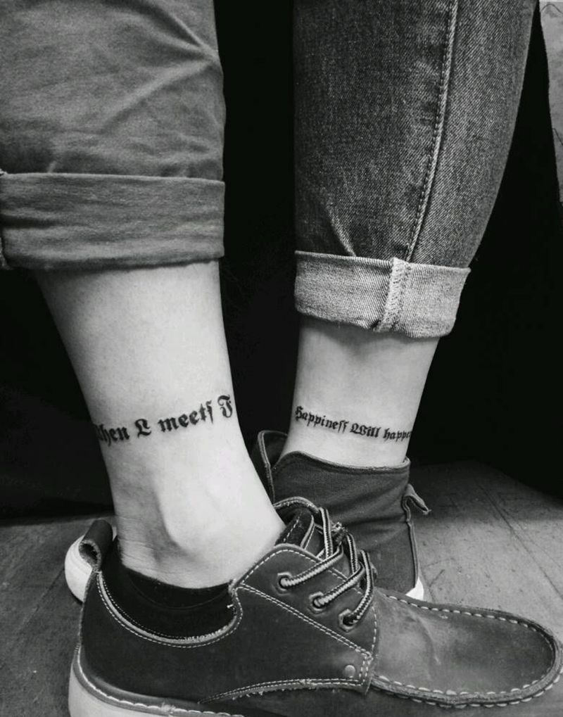 当L遇到F,美好就此发生纹身图片