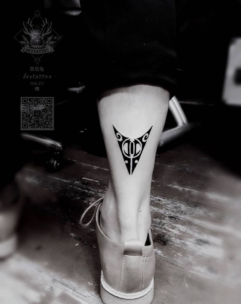 小图腾纹身图片_脚部成品纹身图案