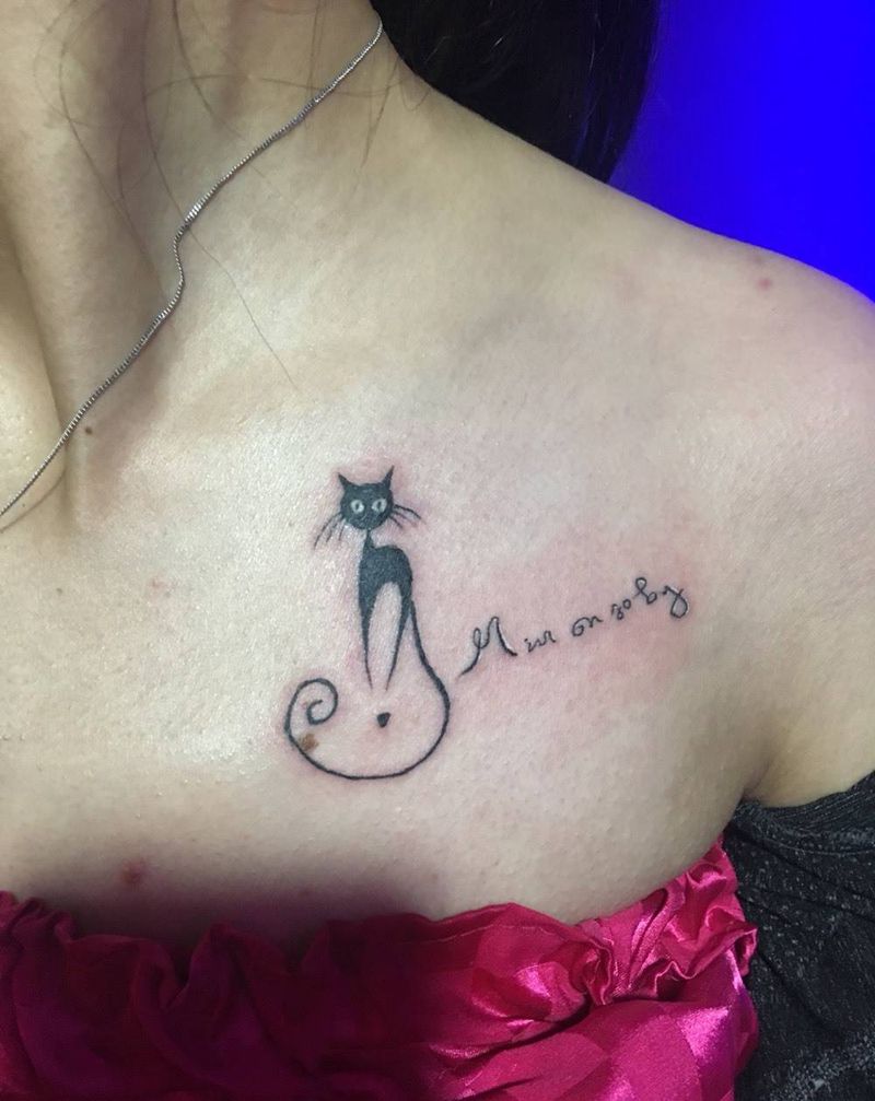 小猫咪纹身图片