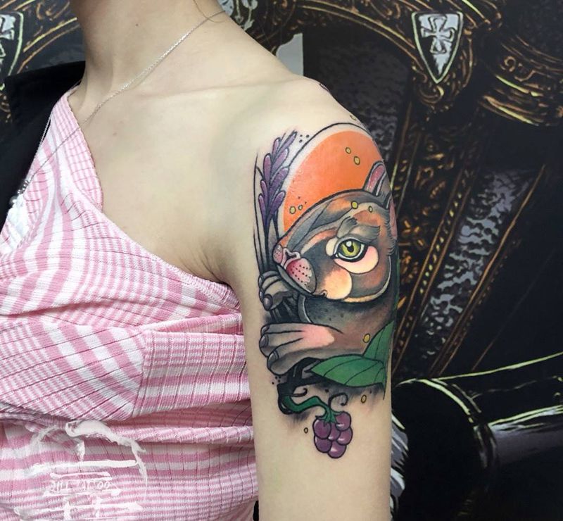 newschool兔子纹身图片