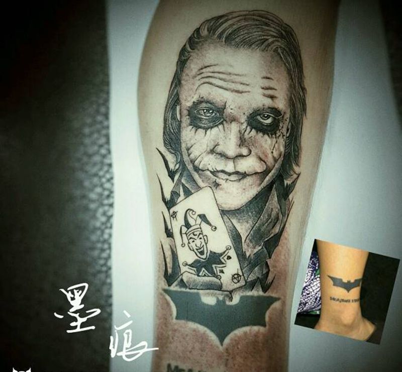 《小丑》纹身图片