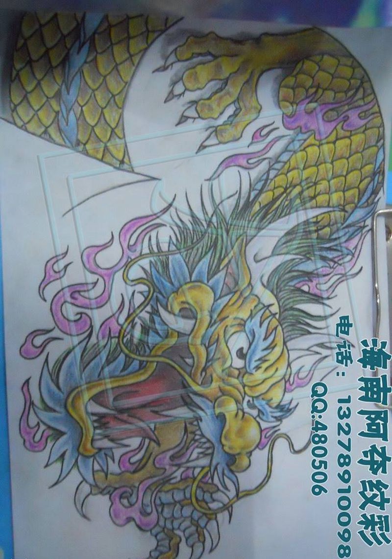 手稿纹身图片_原创手稿纹身图案