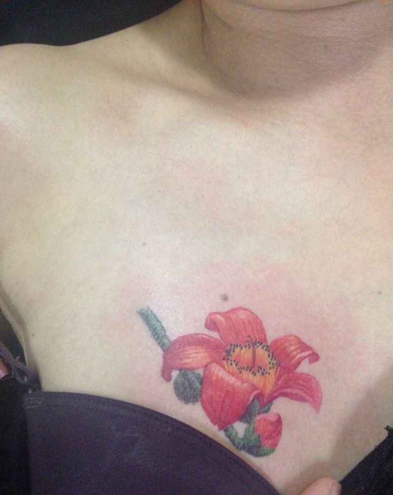 木棉花纹身图片