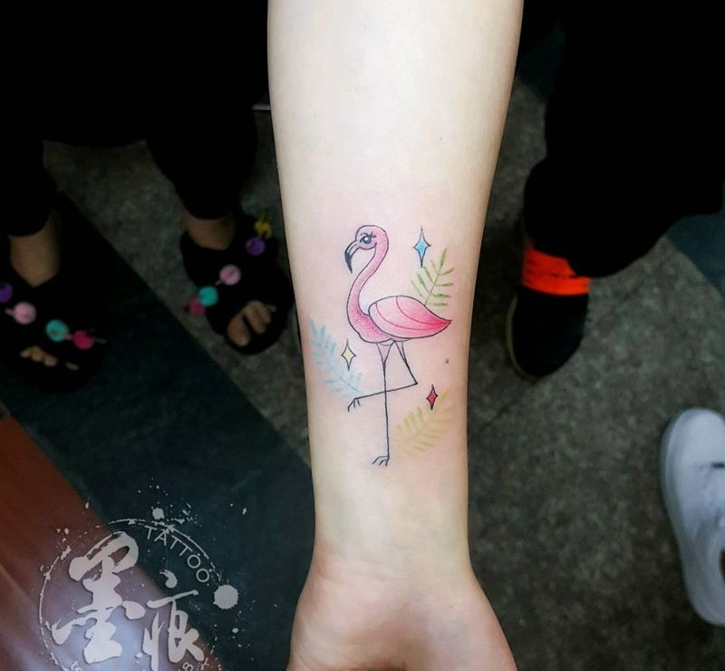 小清新合集纹身图片_清新几何原创成品纹身图案