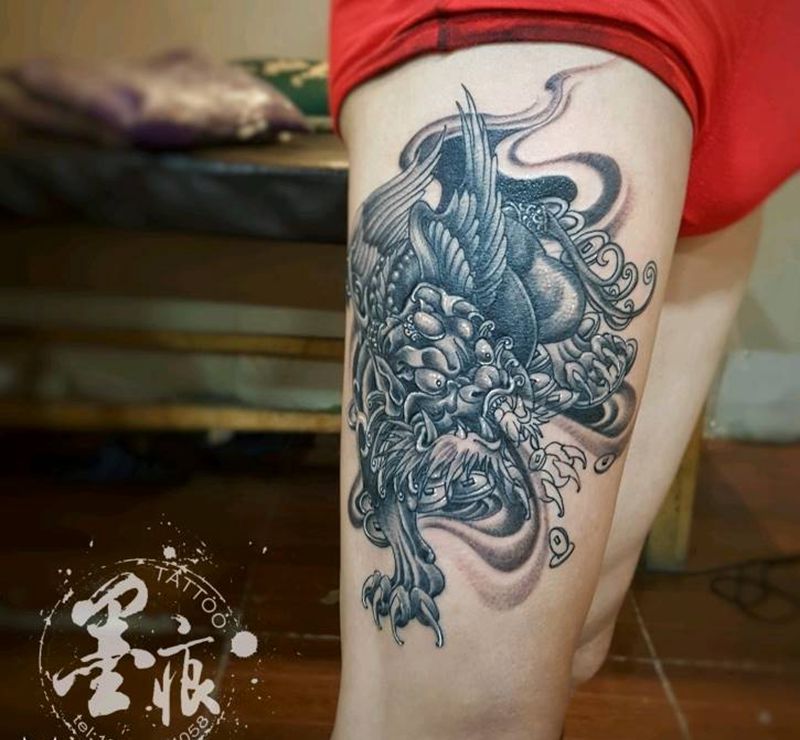 《貔貅》纹身图片