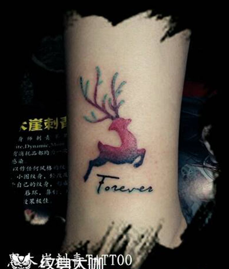 白银黑木崖刺青作品纹身图片