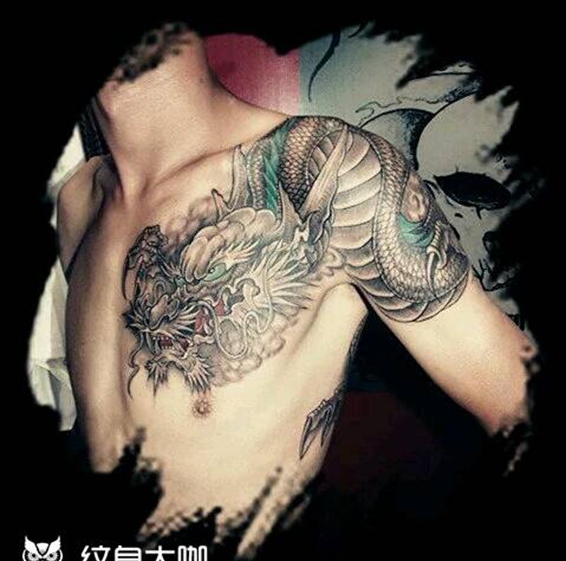 龙纹身图片