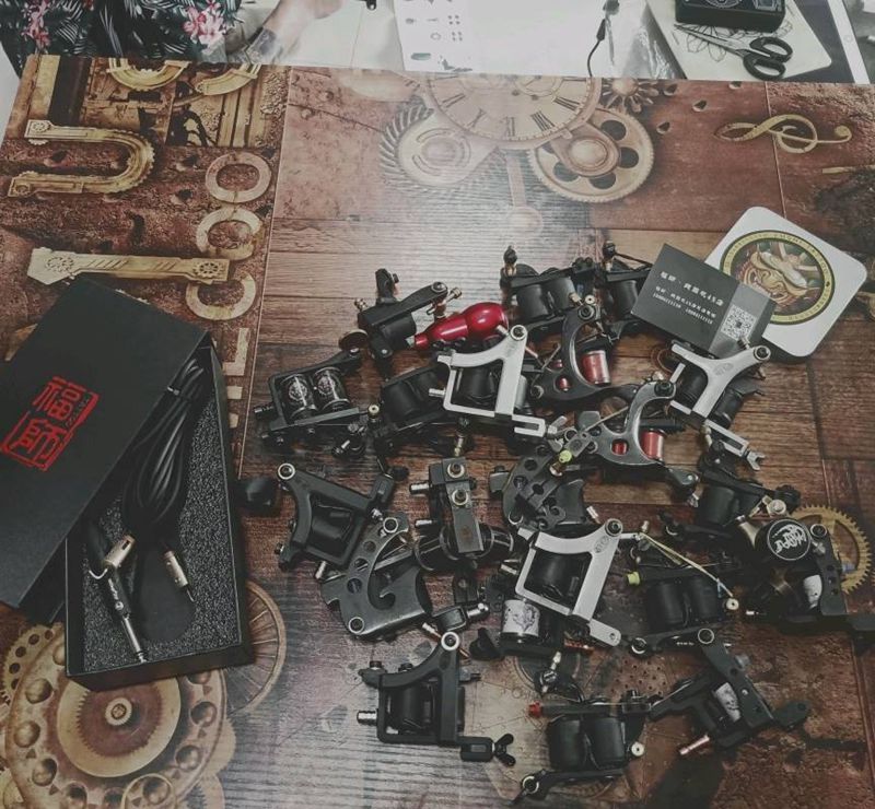 几年来的传统机器纹身图片_老传统新传统纹身图案