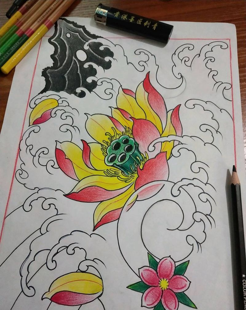 部分绘画创作纹身图片_手臂腿部新传统老传统纹身图案