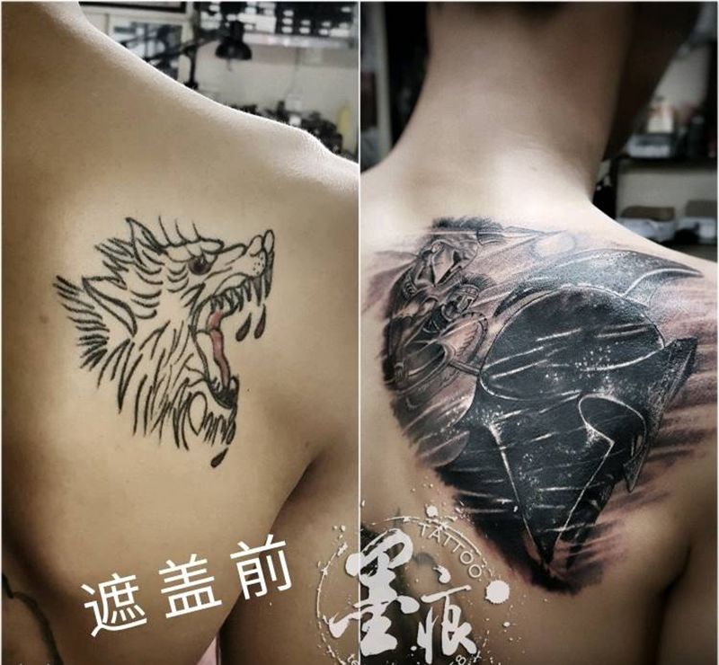 「【斯巴达】」纹身图片_肩部胸部欧美清新写实国画人物宗教原创成品纹身图案