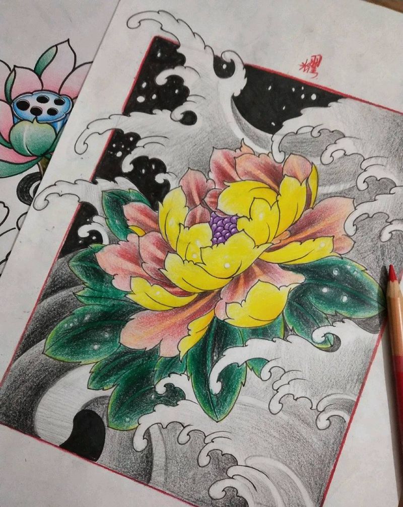 部分绘画创作纹身图片_手臂手部新传统纹身图案