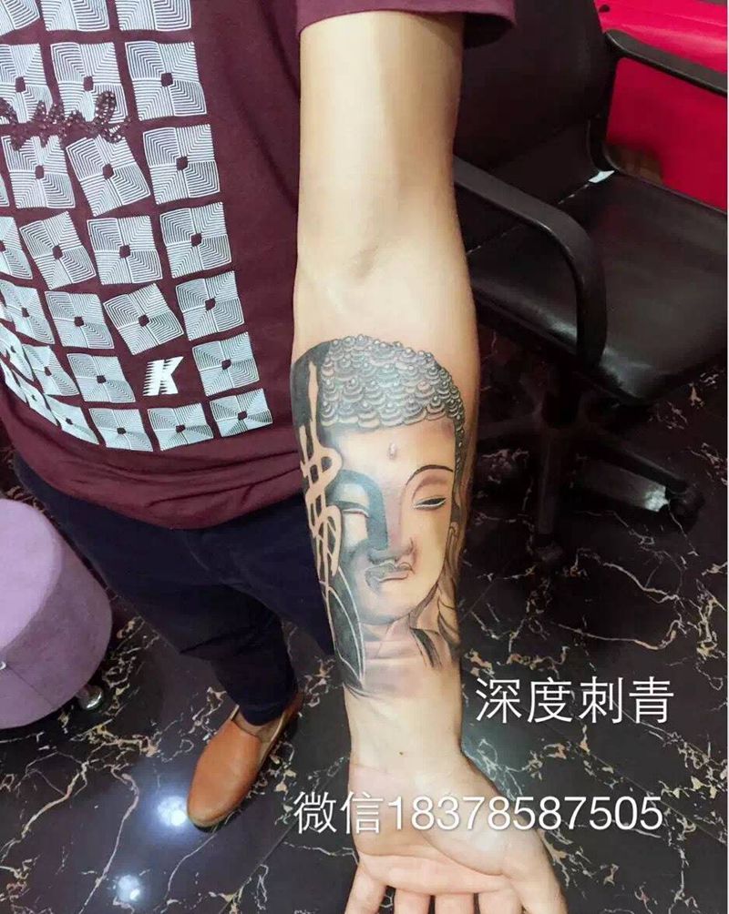佛纹身图片