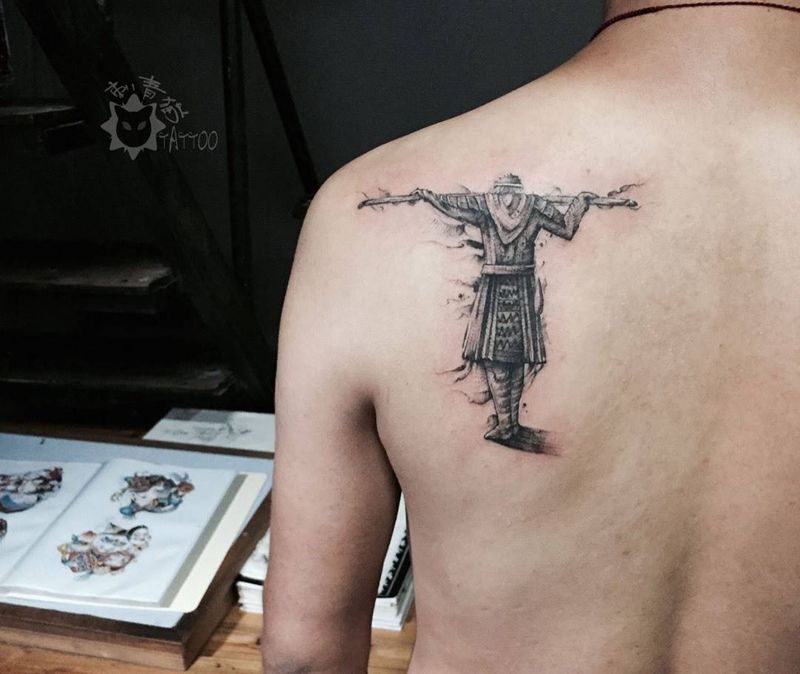 至尊宝纹身图片